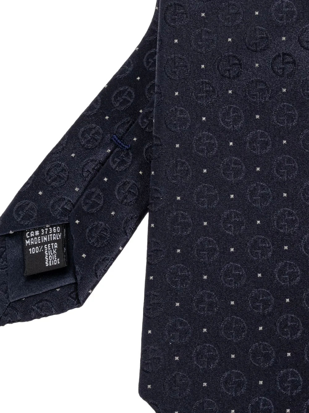 Giorgio Armani Zijden stropdas Blauw