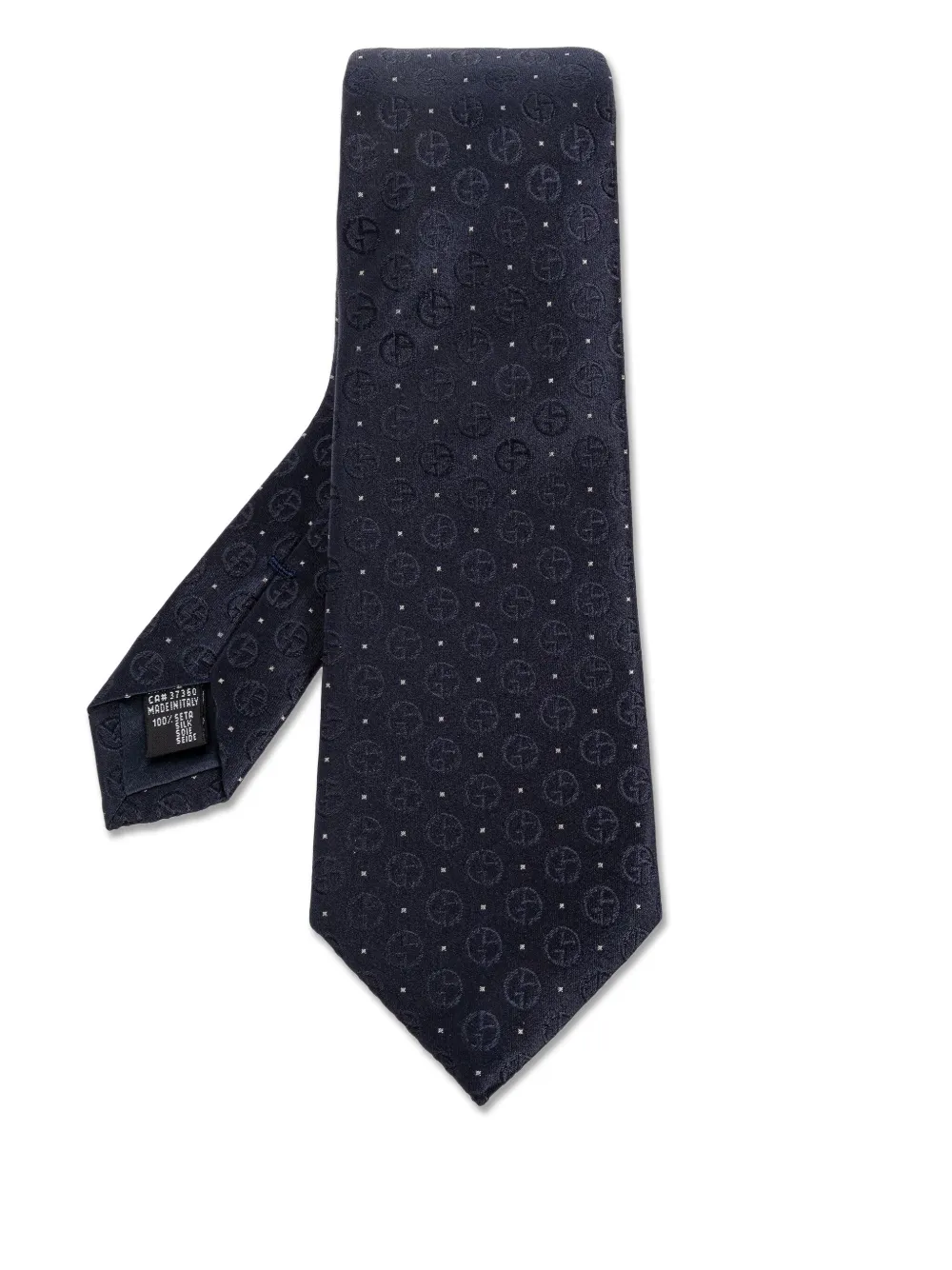 Giorgio Armani Zijden stropdas Blauw