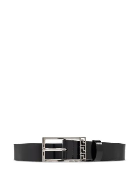 Versace logo-detail leather belt