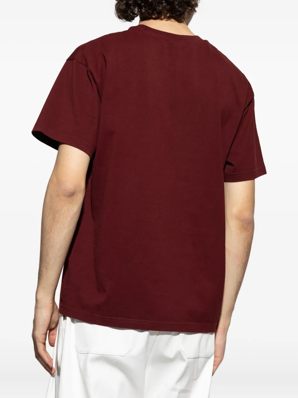 Givenchy Katoenen T-shirt met logopatch Rood