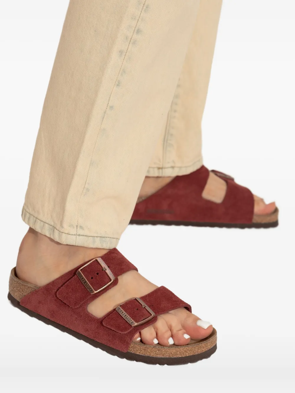 Birkenstock Arizona sandals Red