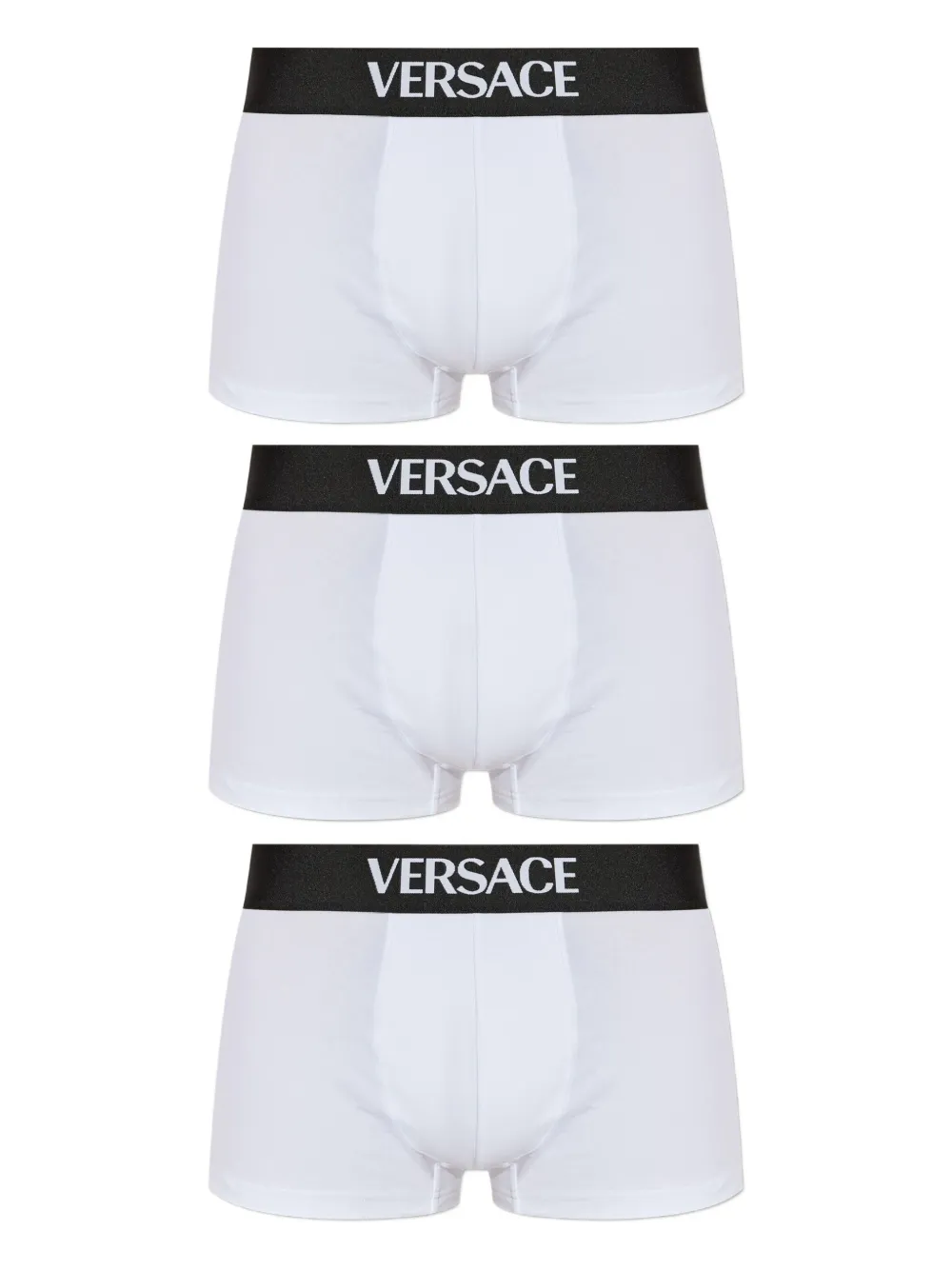 Versace logo-band boxer (pack of three) | White | Image 1