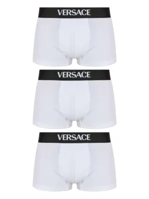Versace ロゴ ボクサーパンツ セット | ブラック | FARFETCH JP
