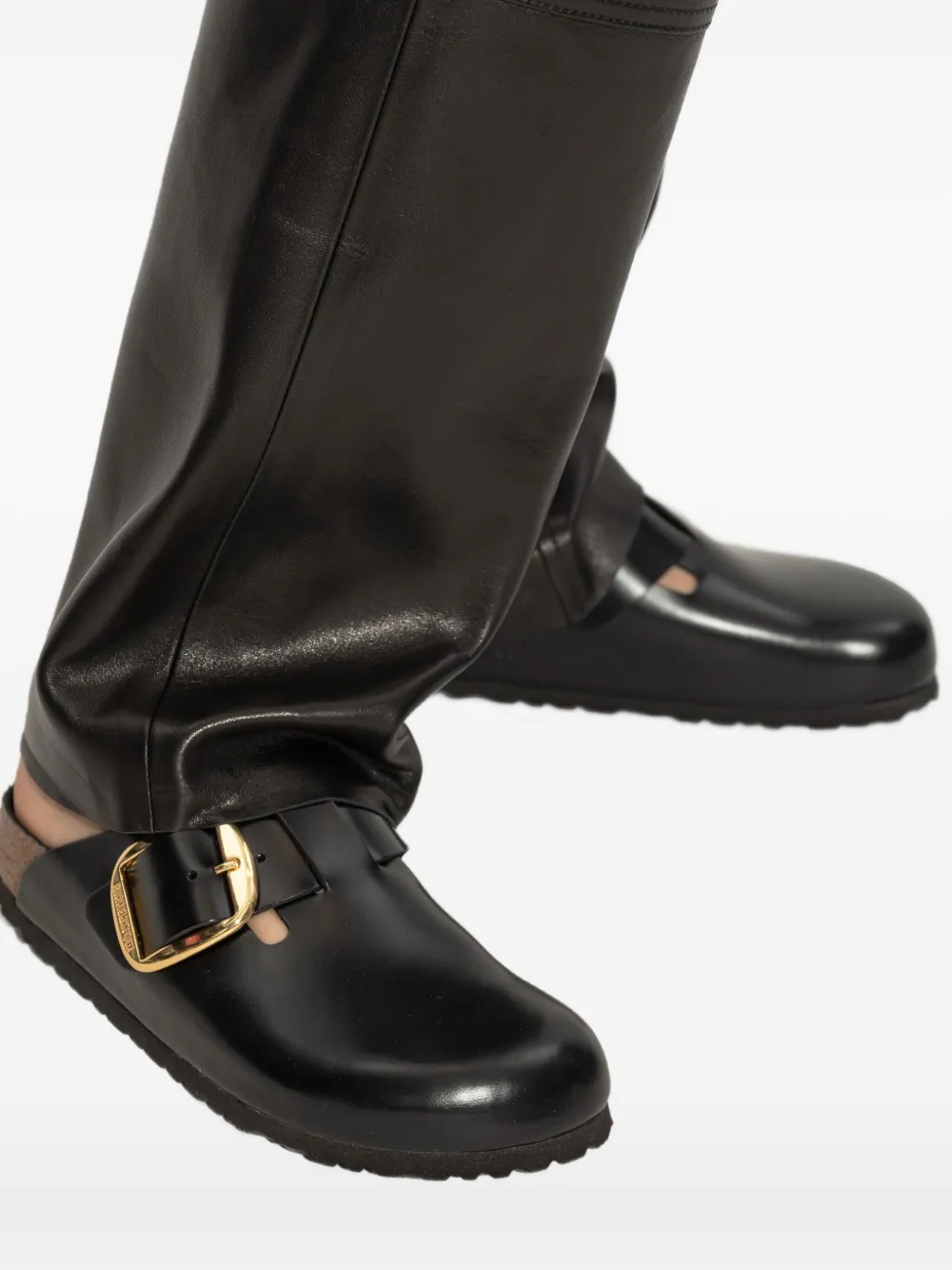 Birkenstock Boston slides Black