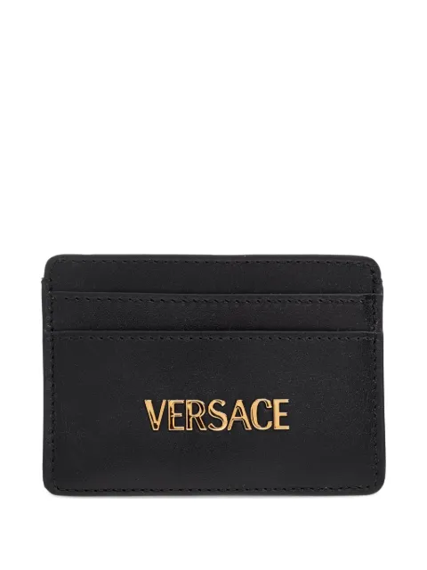 Versace Kartenetui mit Logo-Schild