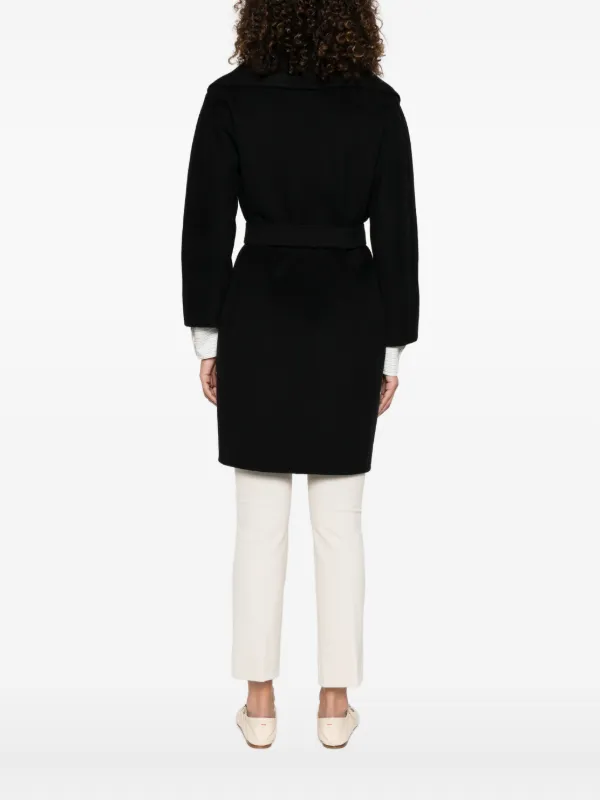 S Max Mara Messi ベルテッド コート | ブラック | FARFETCH JP