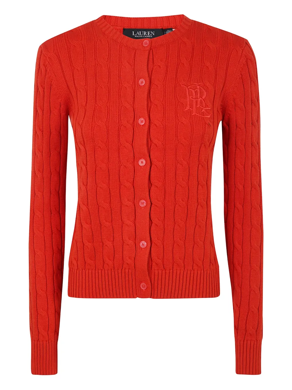 Lauren Ralph Lauren Kabelgebreid vest Rood