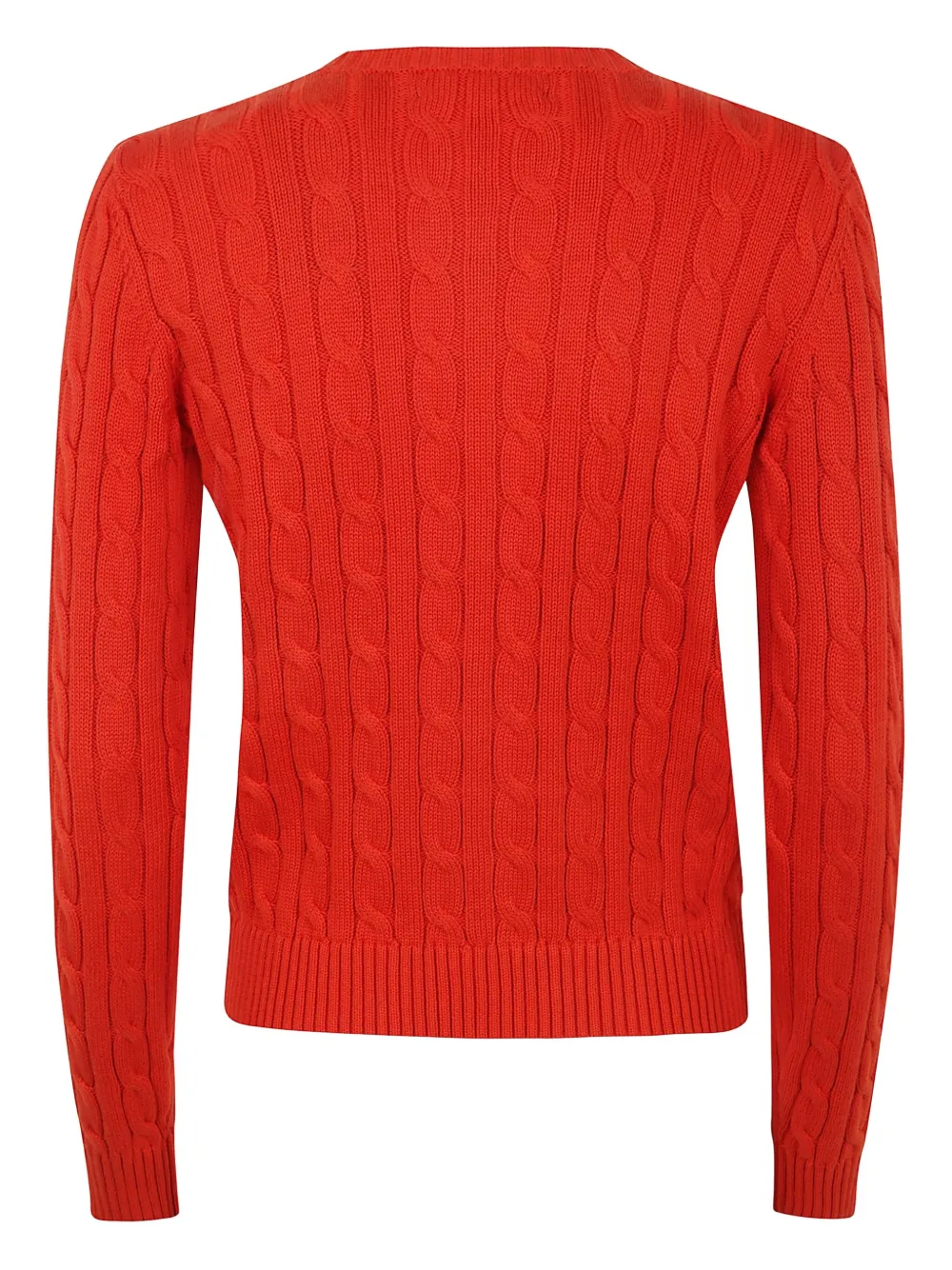 Lauren Ralph Lauren Kabelgebreid vest Rood