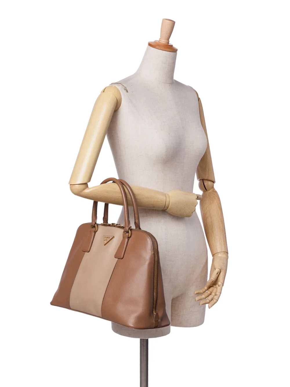 Prada Pre-Owned 2000-2024 Medium Saffiano Lux Bicolor Promenade handbag | Pre-Owned | Image 2
