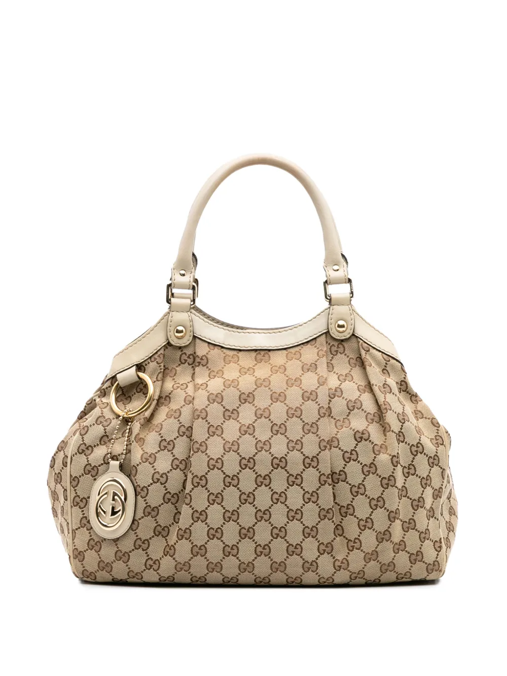 Gucci Pre-Owned 2016-2024 Medium GG Canvas Sukey tote bag | Brown | Image 1