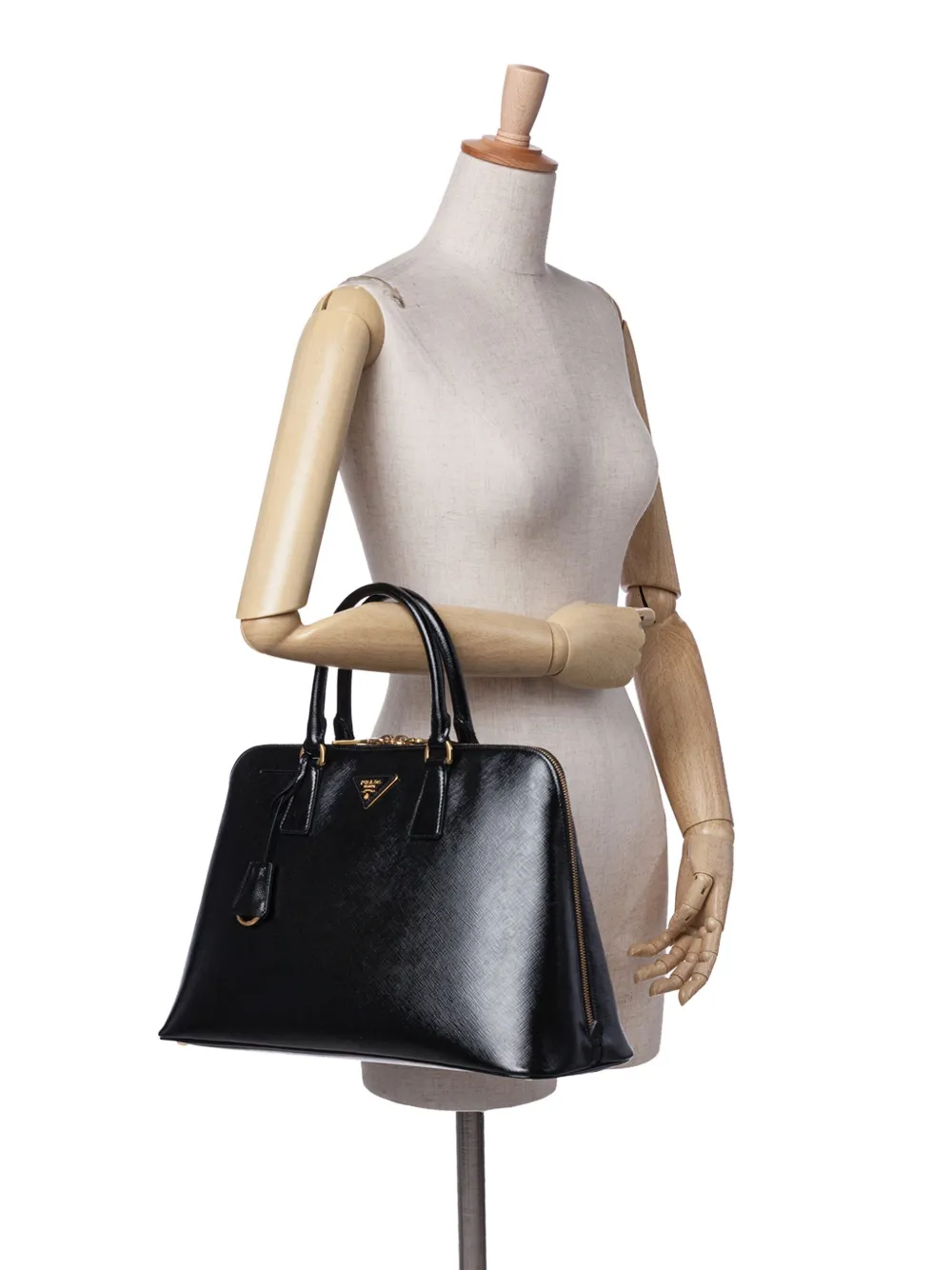 Prada Pre-Owned 2000-2024 Large Saffiano Vernice Promenade satchel | Pre-Owned | Image 2