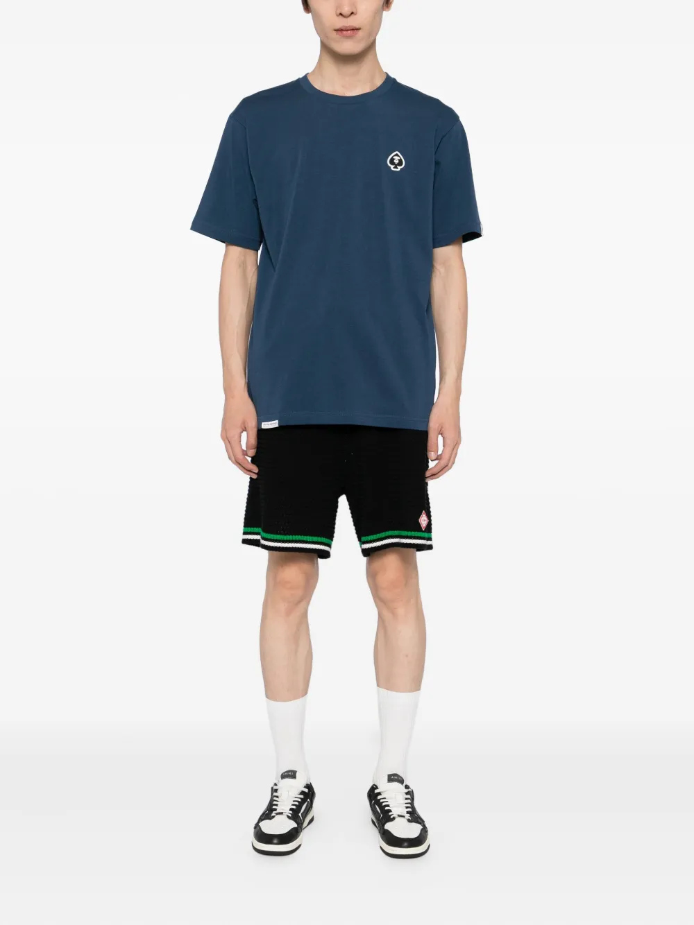 AAPE BY *A BATHING APE T-shirt met ronde hals - Blauw