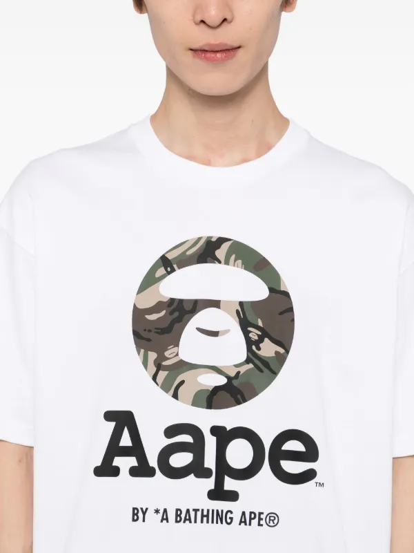 AAPE BY *A BATHING APE® short-sleeved T-shirt | White | FARFETCH