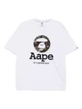 AAPE BY *A BATHING APE® short-sleeved T-shirt - White