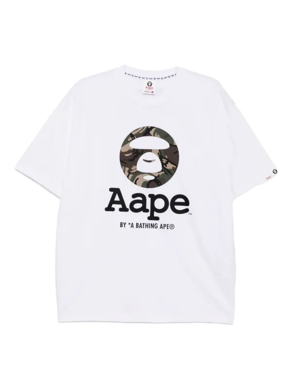 AAPE BY *A BATHING APE® short-sleeved T-shirt White FARFETCH PH