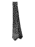 Moschino polka-dot silk tie - Black