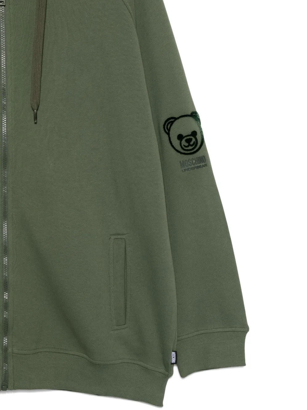 Moschino Katoenen hoodie Groen