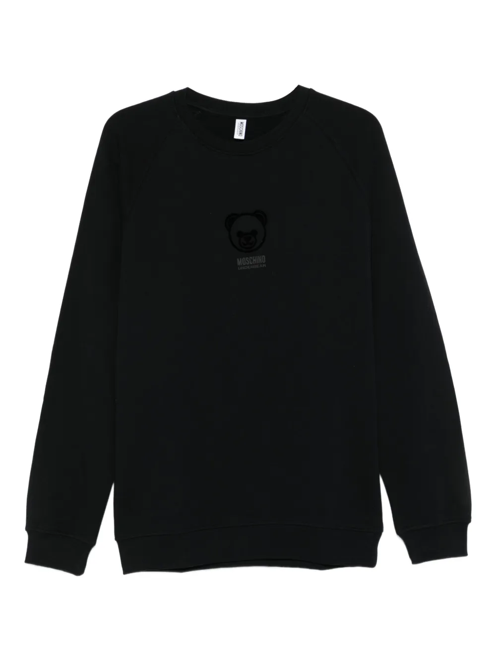 Moschino sudadera con parche del logo | negro | Image 1