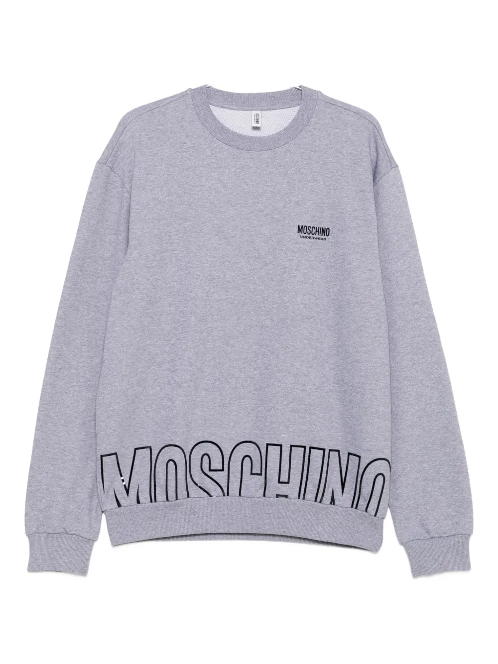 Moschino logo-print sweatshirt | Grey | Image 1