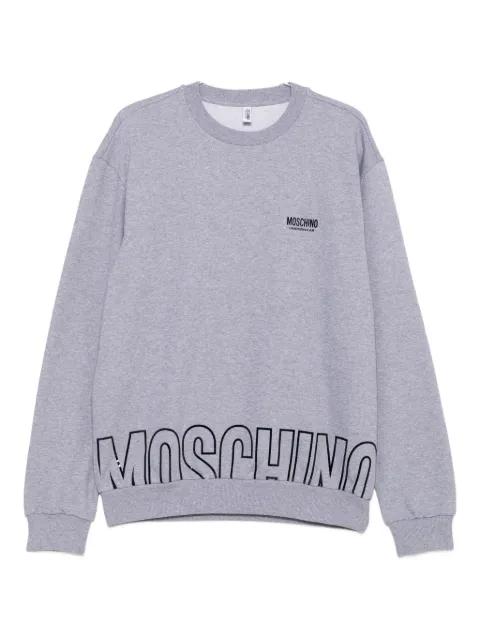 Moschino sudadera con logo estampado