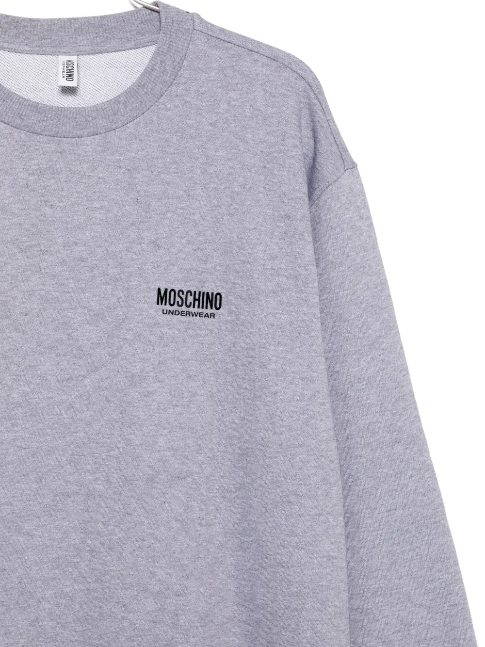 Moschino Sweater met logoprint Grijs