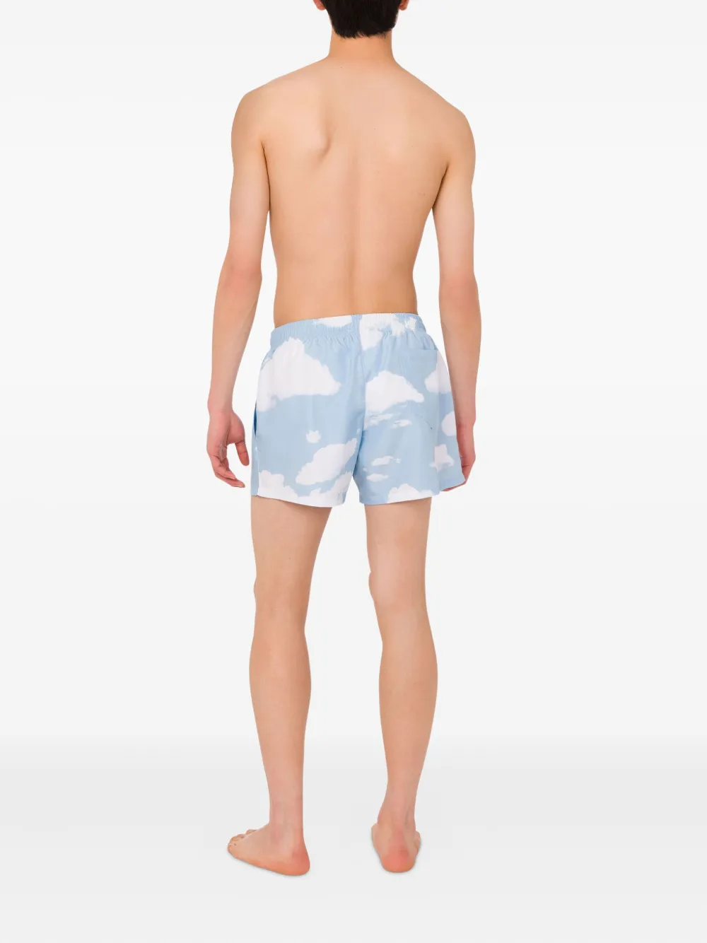 Moschino Zwembroek met print Blauw