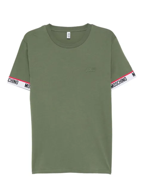 Moschino playera con franja del logo