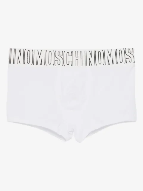Moschino logo-waistband boxer briefs