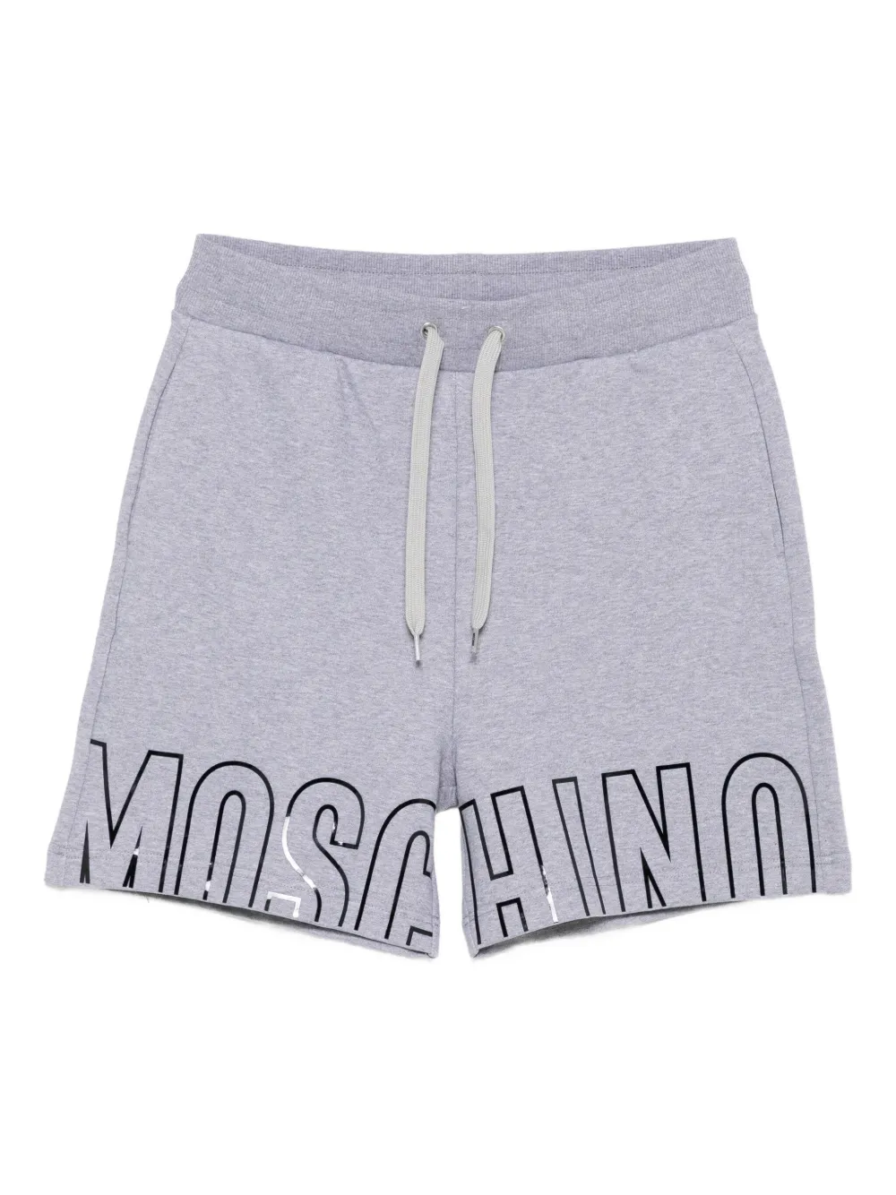 Moschino logo-print shorts - Grigio