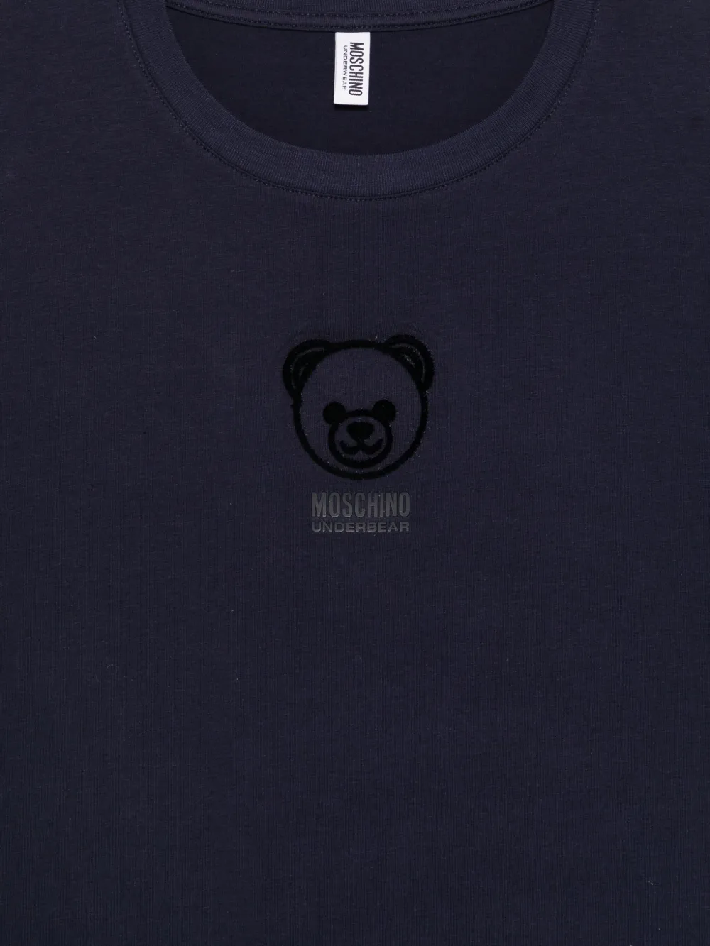 Moschino T-shirt met beerprint Blauw