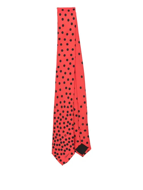 Moschino polka-dot silk tie