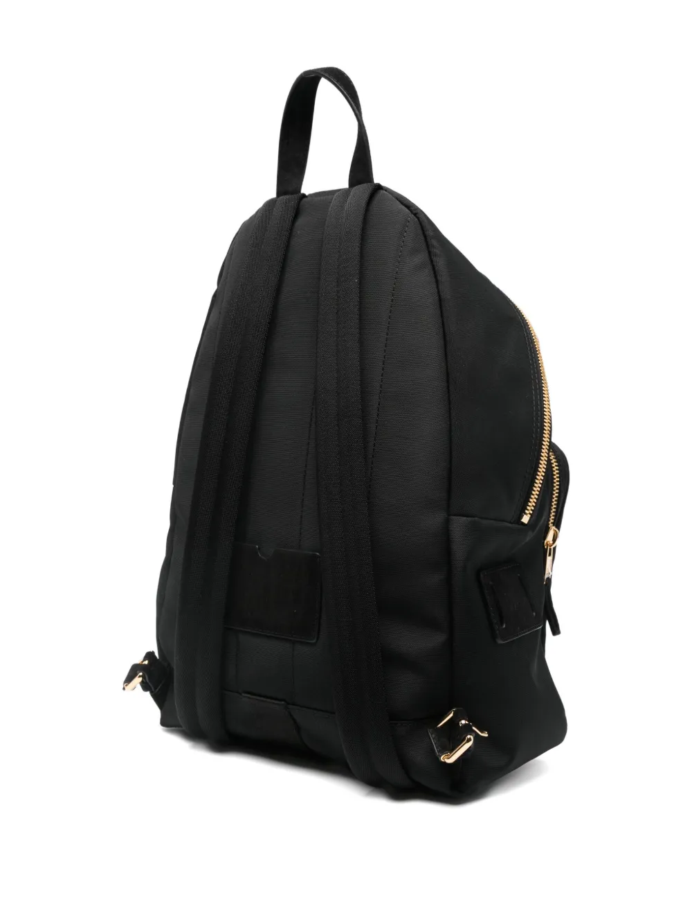 Moschino Rugzak met logoplakkaat 00B Nero