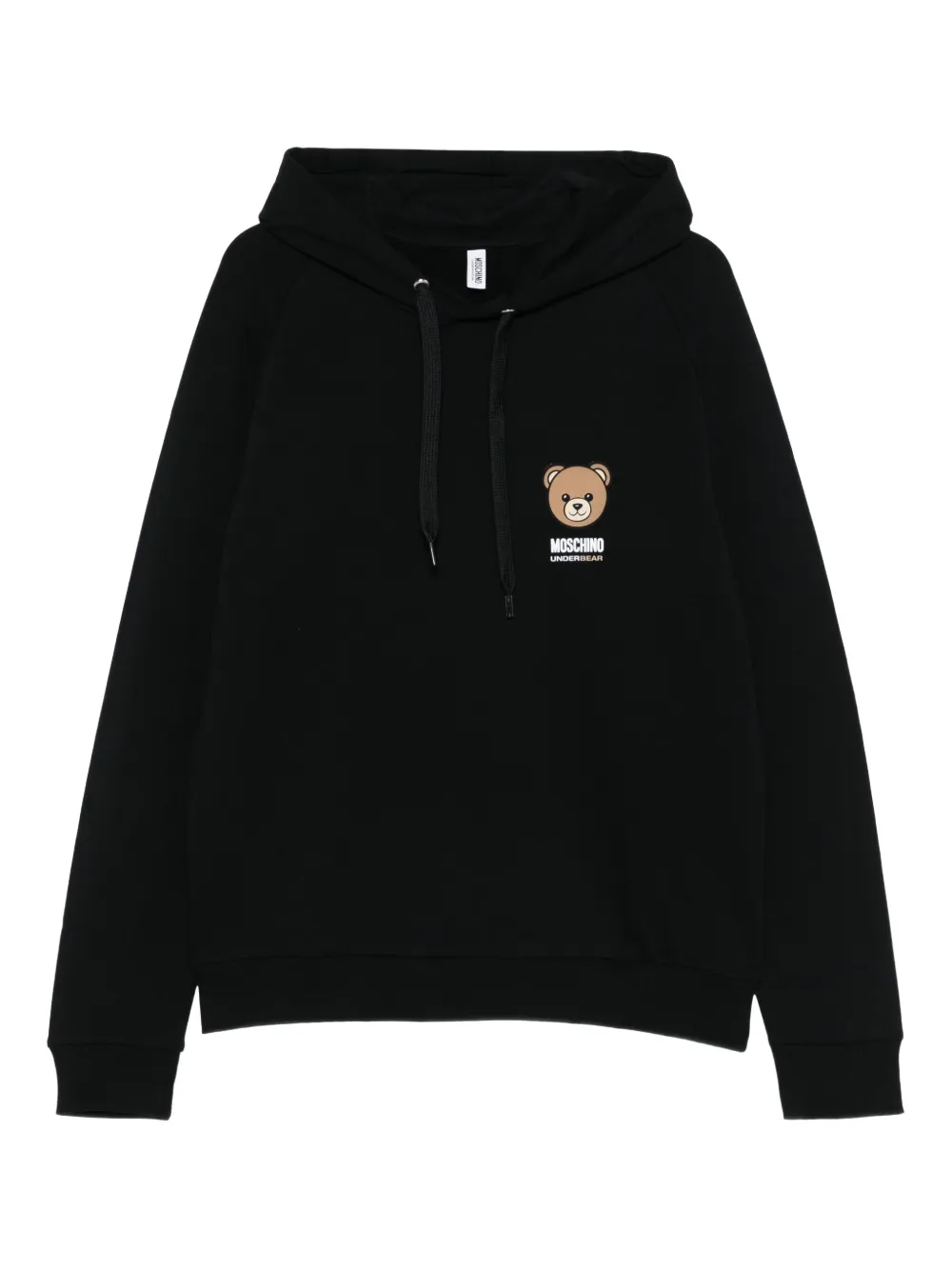 Moschino logo-print hoodie | Black | Image 1
