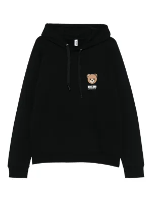 MOSCHINO SWIM パーカー MOSCHINO モスキーノ チェーン柄 スウェットパーカー 白青 48