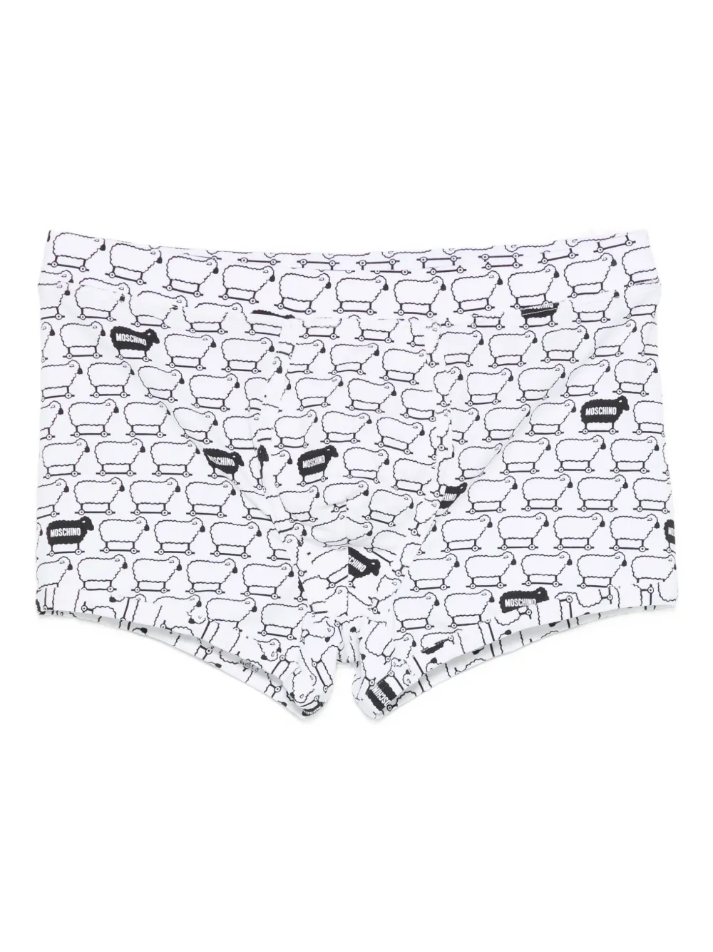 Moschino sheep-print swim shorts | White | Image 1