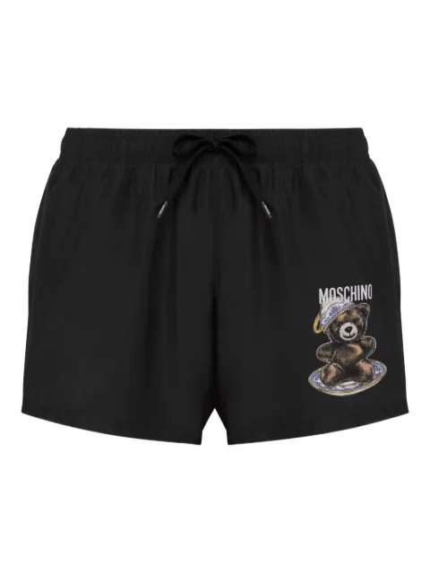 Moschino teddy bear-print swim shorts