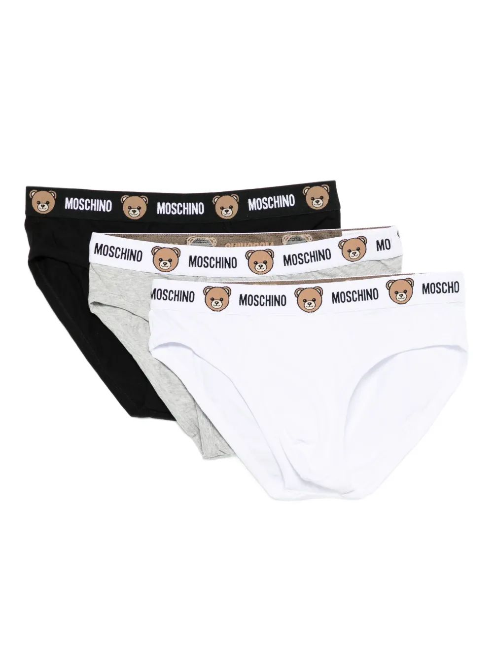Moschino Kit 2 cuecas com logo no cós | Preto | Image 1