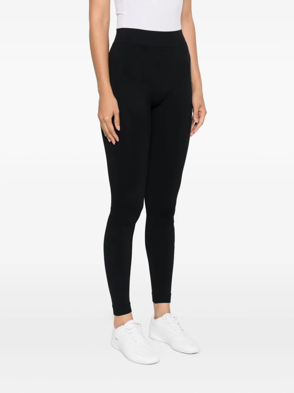 'S Max Mara Legging met logo jacquard Zwart