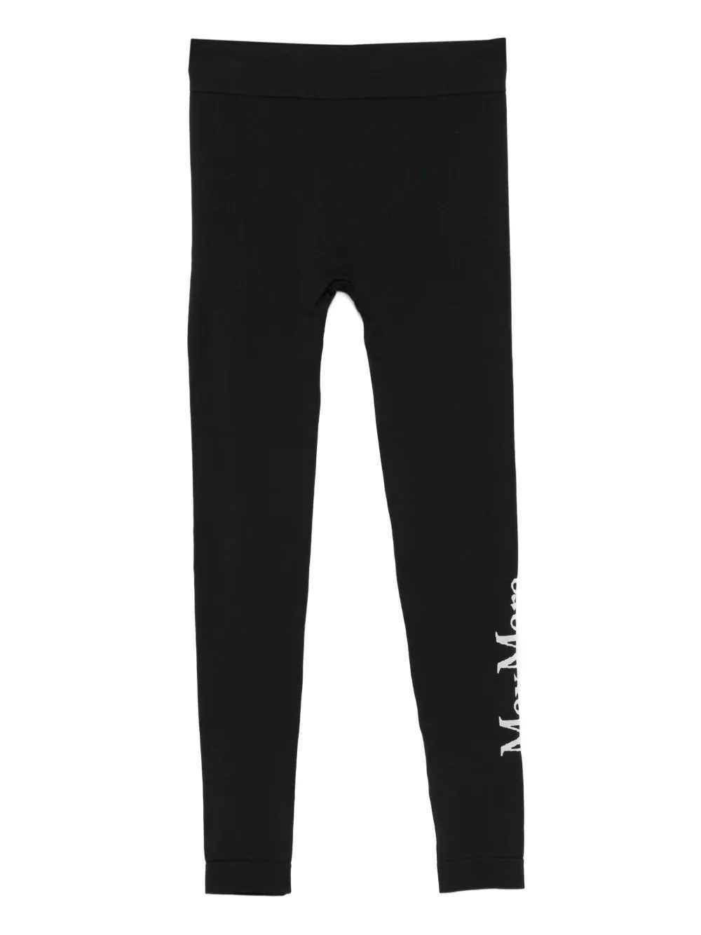 'S Max Mara Legging met logo jacquard Zwart