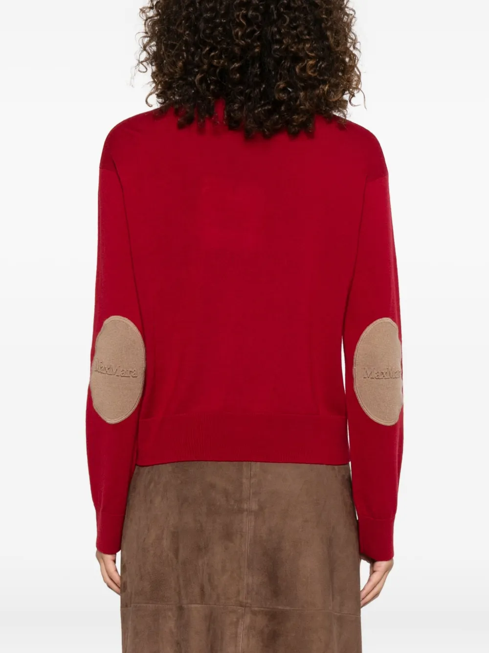 'S Max Mara Wollen trui met ronde hals Rood