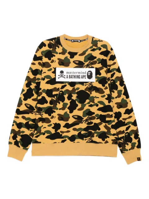 Mastermind Japan x A Bathing Ape long-sleeved sweatshirt