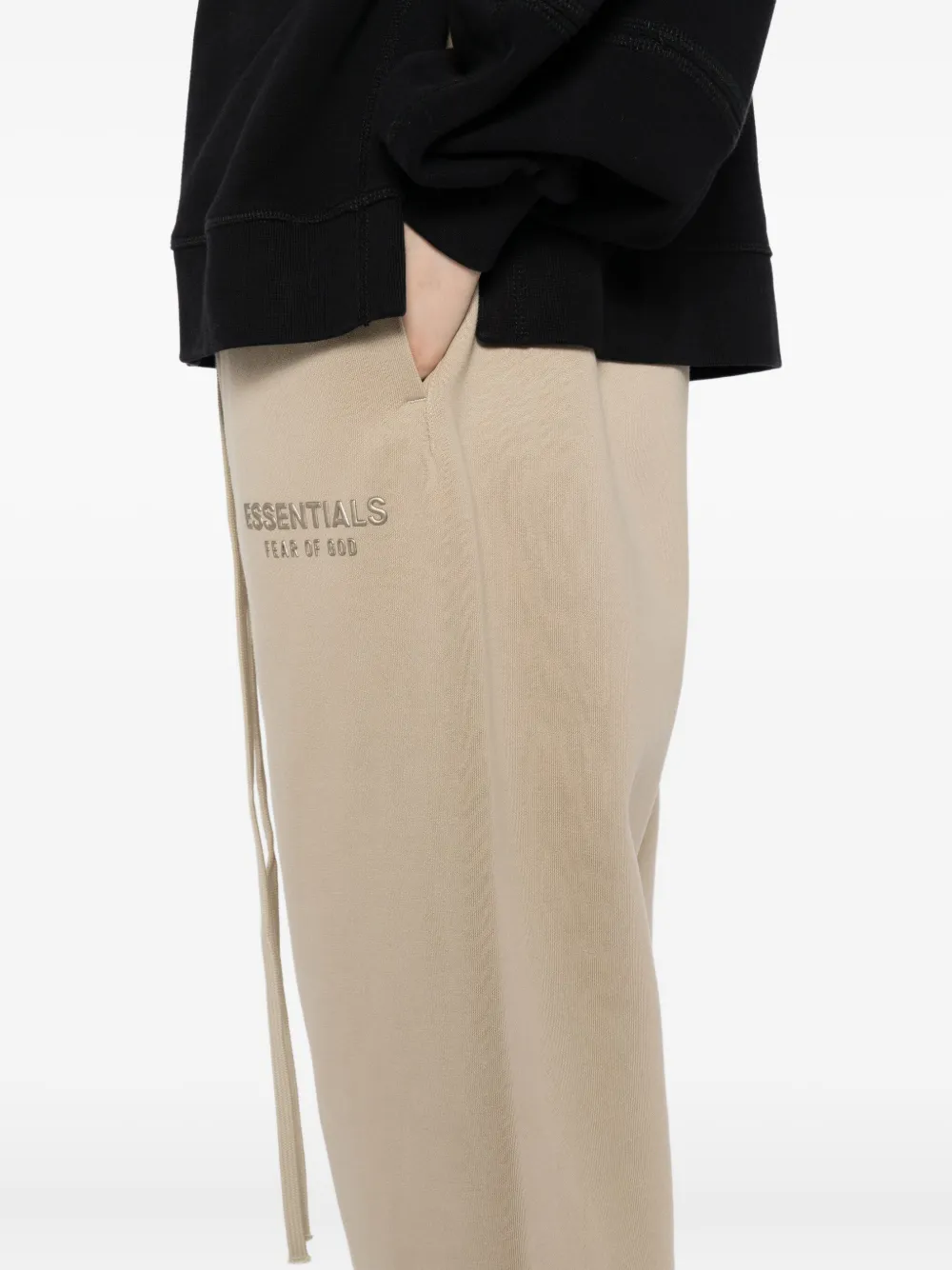 FEAR OF GOD ESSENTIALS Fleece joggingbroek Beige