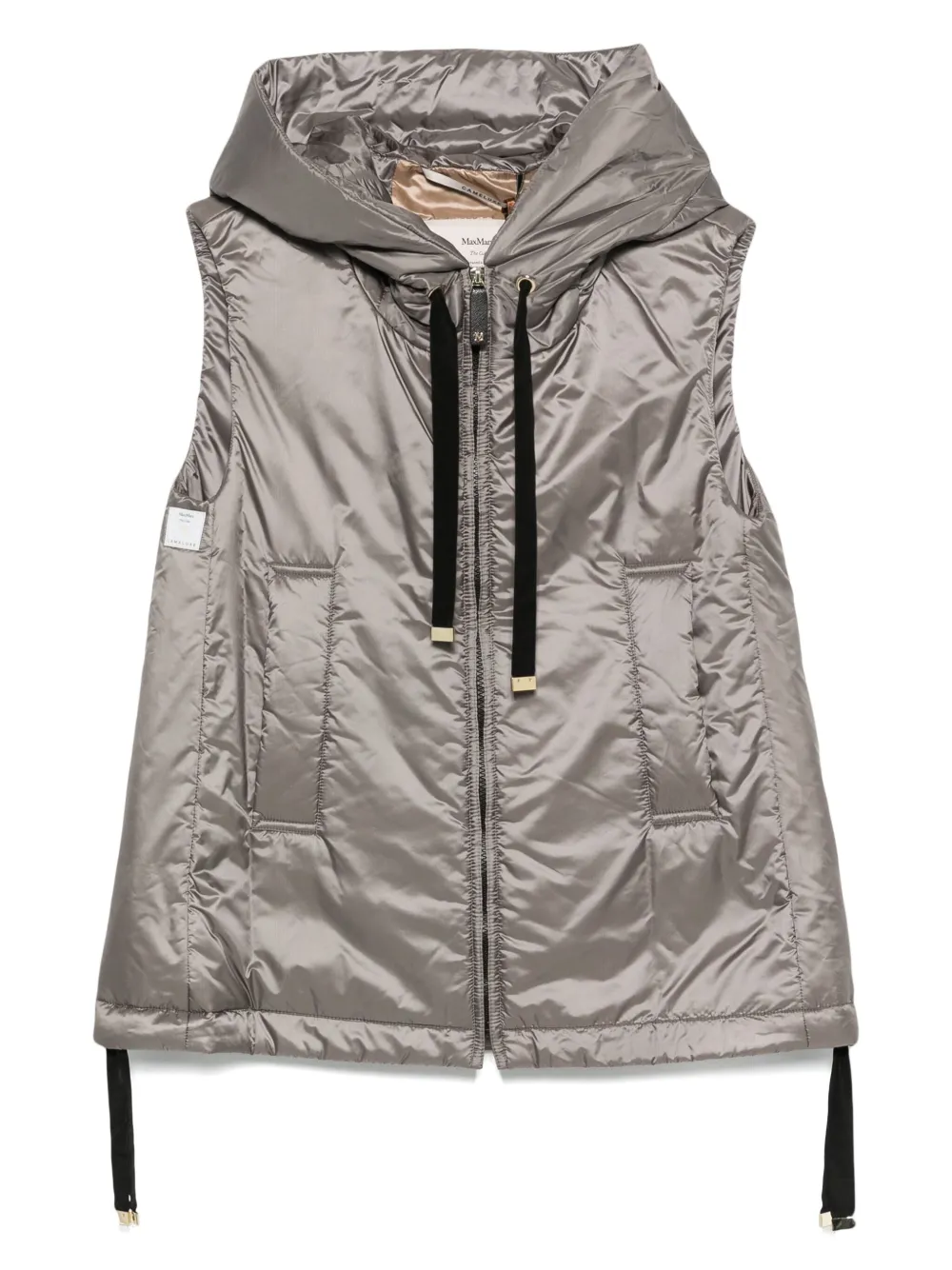 Max Mara Greengo フーデッドベスト - グレー Max Mara Greengo フーデッドベスト - グレー