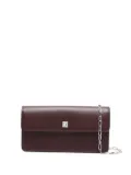 Max Mara Busta leather clutch - Red