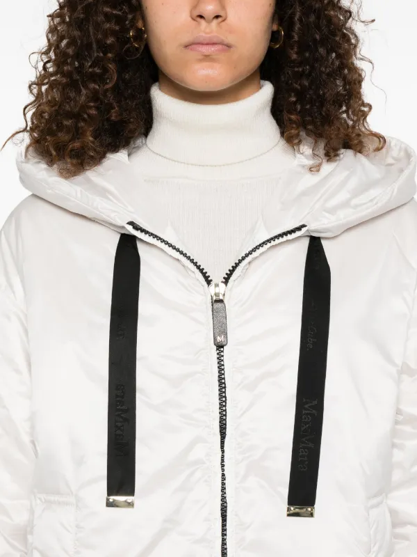 Max Mara Greenh Hooded Padded Jacket | Neutrals | FARFETCH