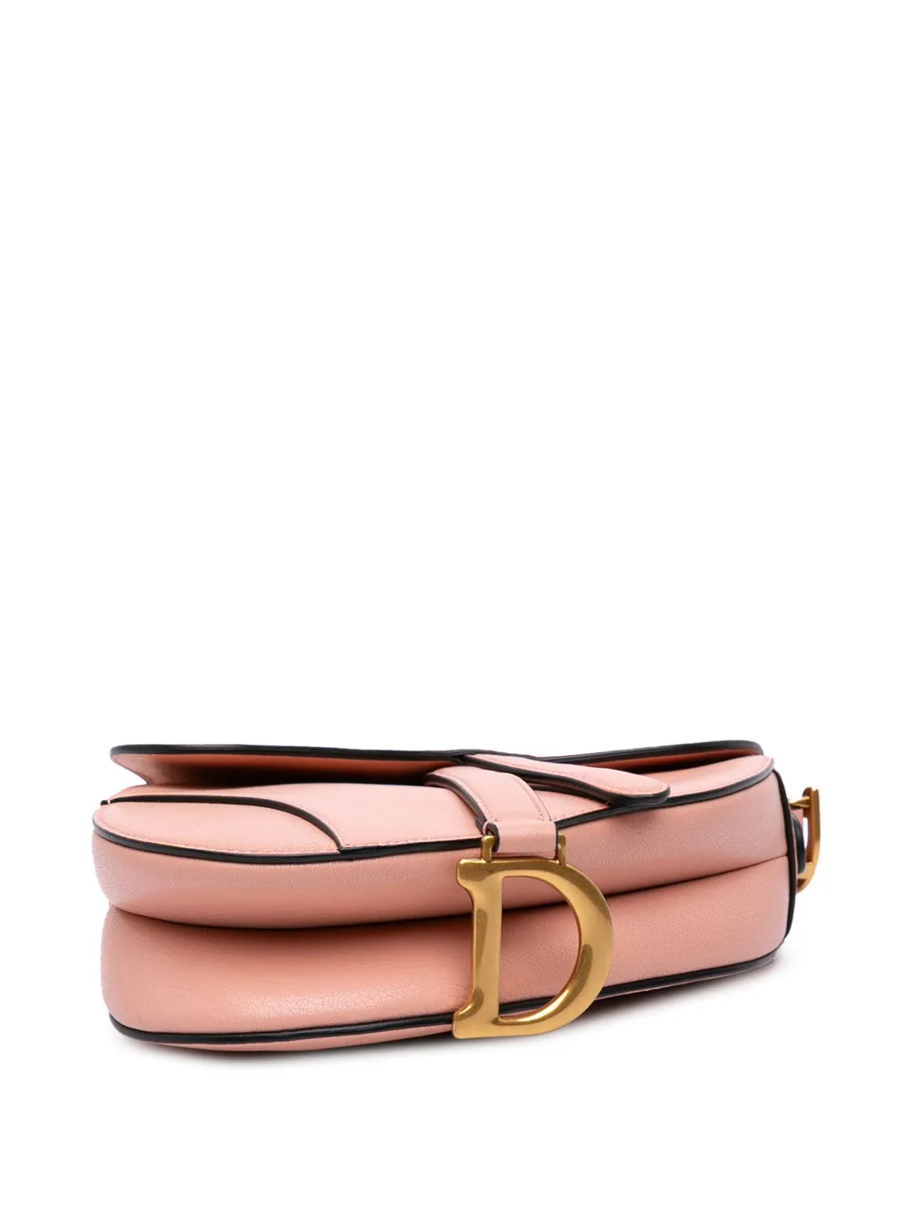 Pre-owned Dior 2020 Mini Goatskin Saddle Bag Satchel