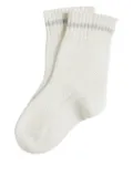 Brunello Cucinelli Kids Bernie waffle-stitch socks - Grey