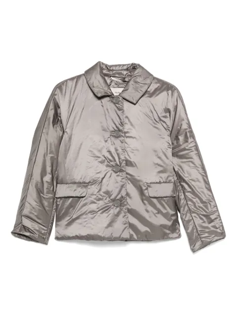 Max Mara Green padded buttoned jacket