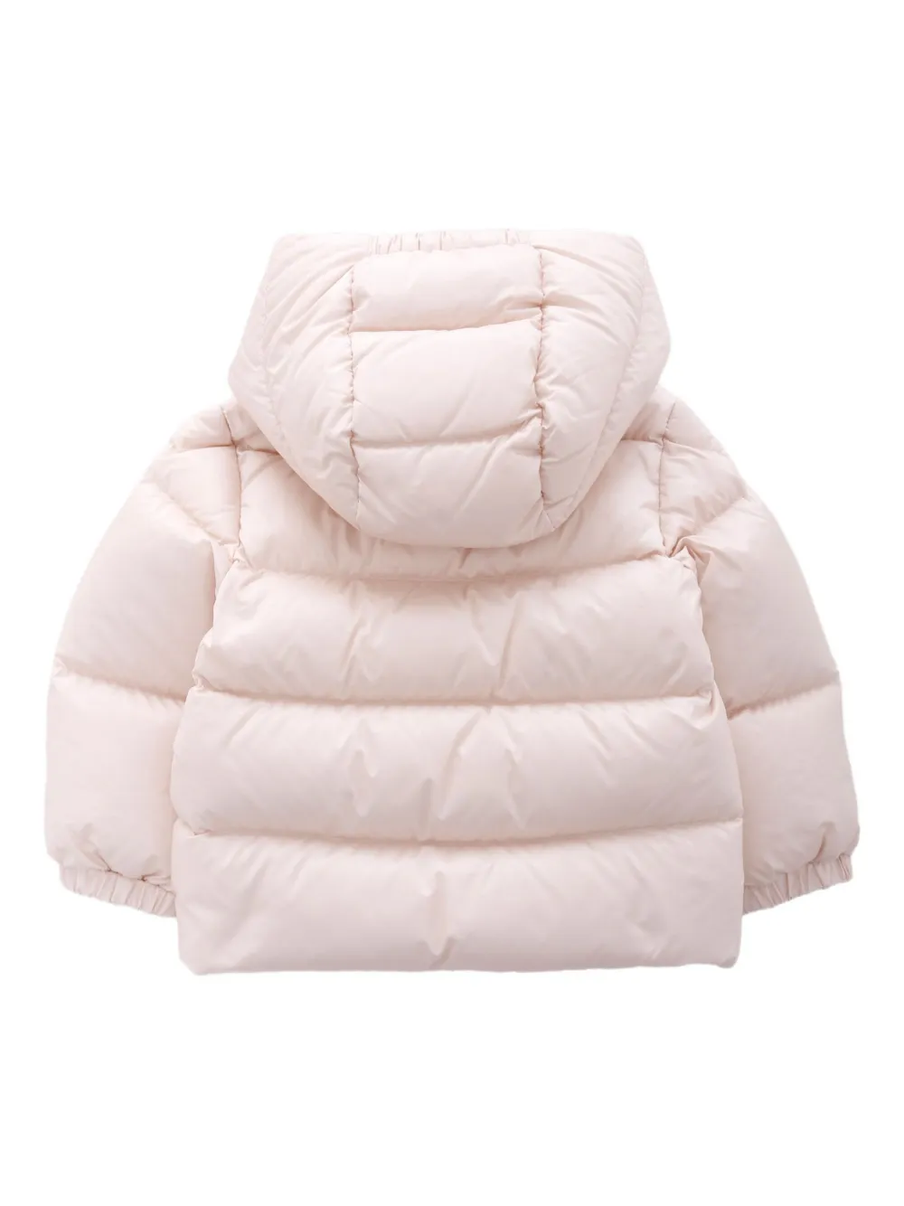 Moncler Enfant hooded puffer jacket Roze