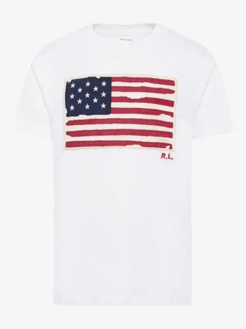 POLO RALPH LAUREN KIDS playera con estampado gráfico